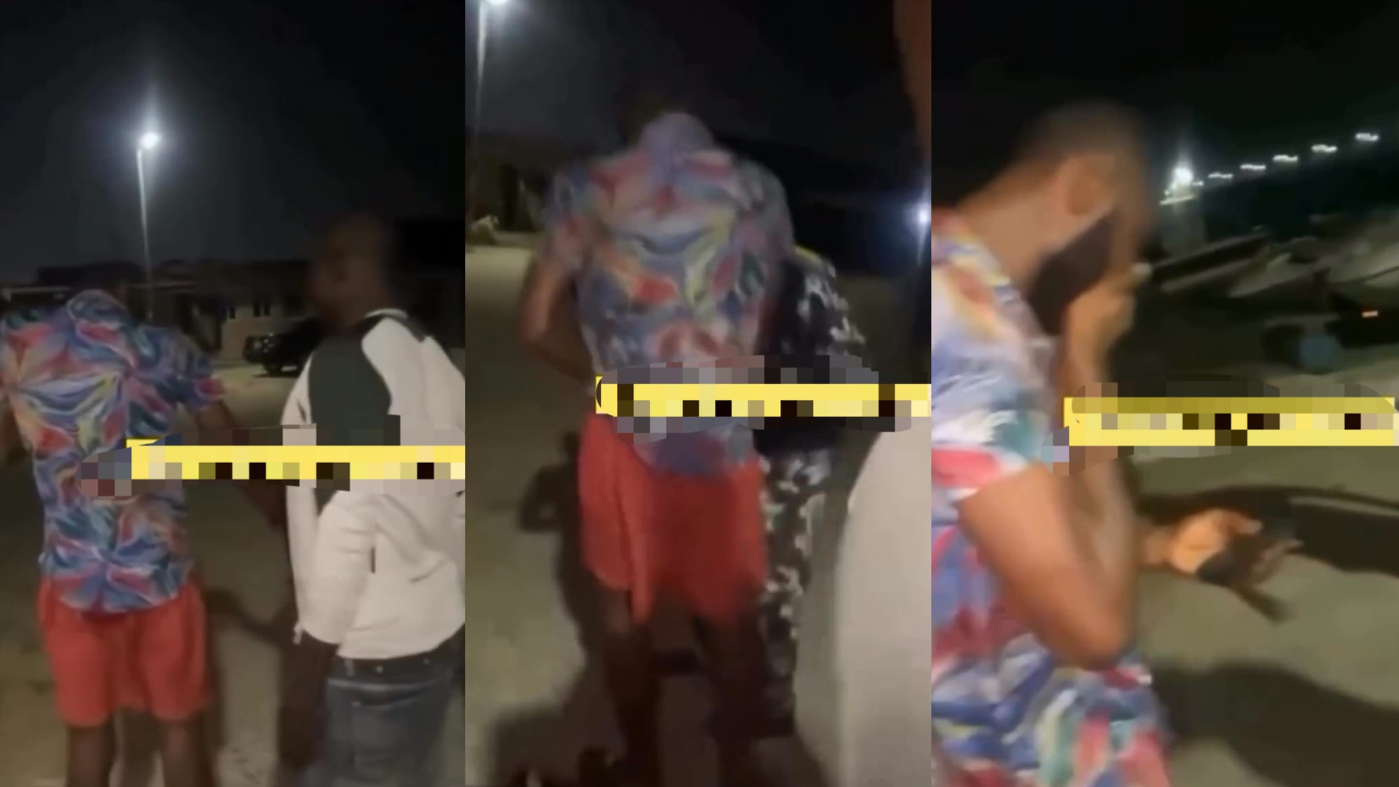 Man Attempt jumping into the sea after heartbreak.(Video)